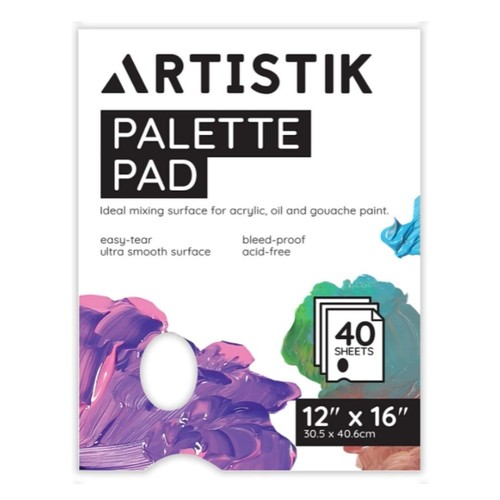 Disposable artist palette - palette, 40