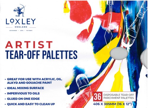 Artist tear off - palette, x