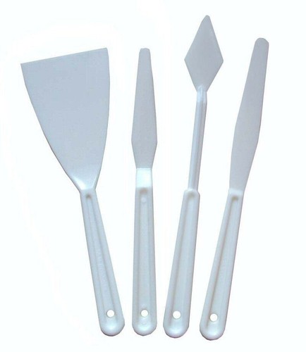 Set plastic palette knives - set,