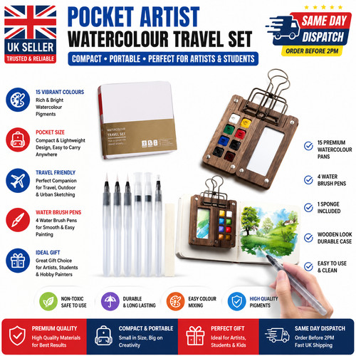 Pocket artist watercolour mini - watercolour,