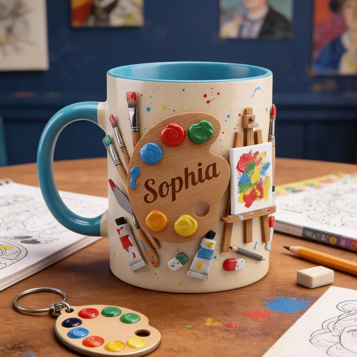 Artist mug personalized - mug,
