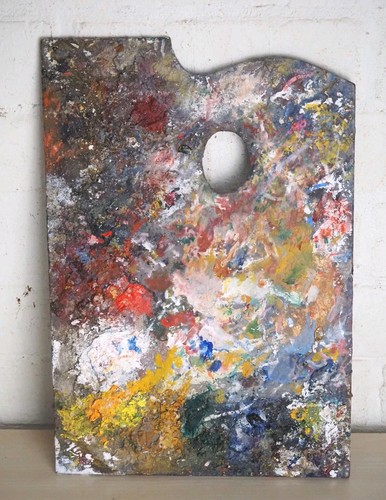 Vintage artist palette - vintage,
