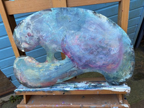 Vintage large wooden artists - wooden,