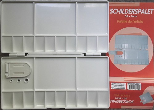 Folding artists paint pallet - folding,