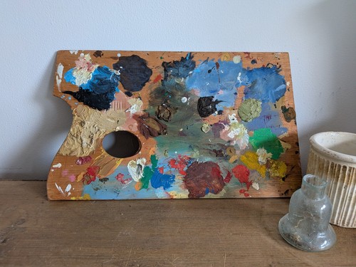 Vintage classic wooden artist - classic,