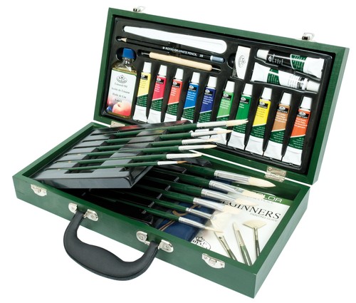 Artist oil colour painting - colour,